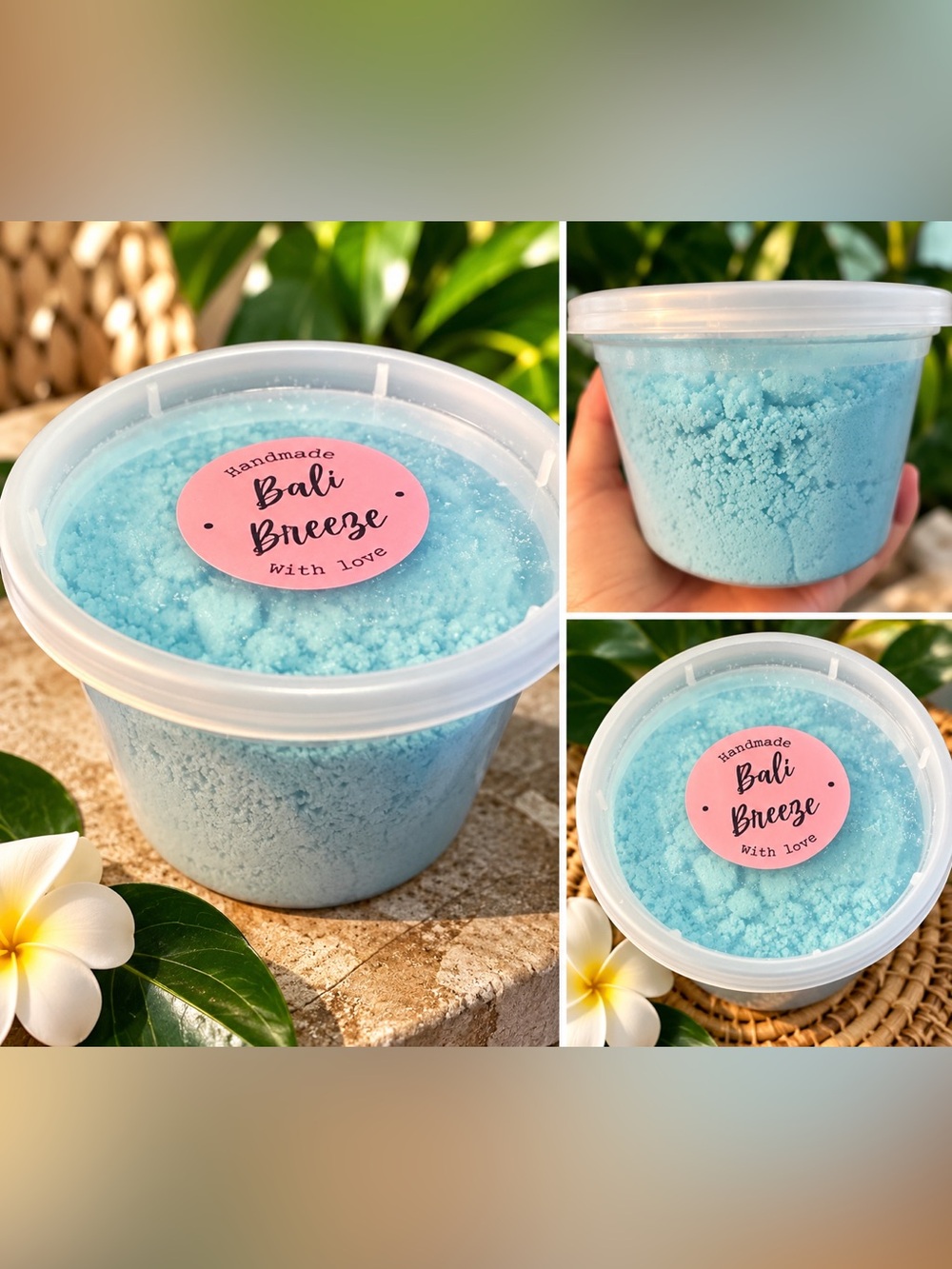 BALI BREEZE HUGE tub of BATH FIZZ SPRINKLES! 8-10 baths!